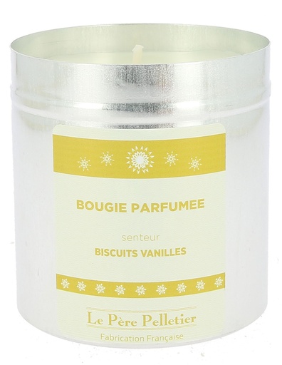 [PDH28BIVA] Bougie boîte alu - Biscuits vanillés