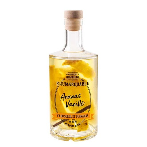 [ALCOL0089] Rhumarquable ananas vanille au rhum blanc 30% 